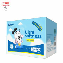 Baby diaper B grade in bales S / M / L / XL cartoon printed disposable baby diapers in stocklots